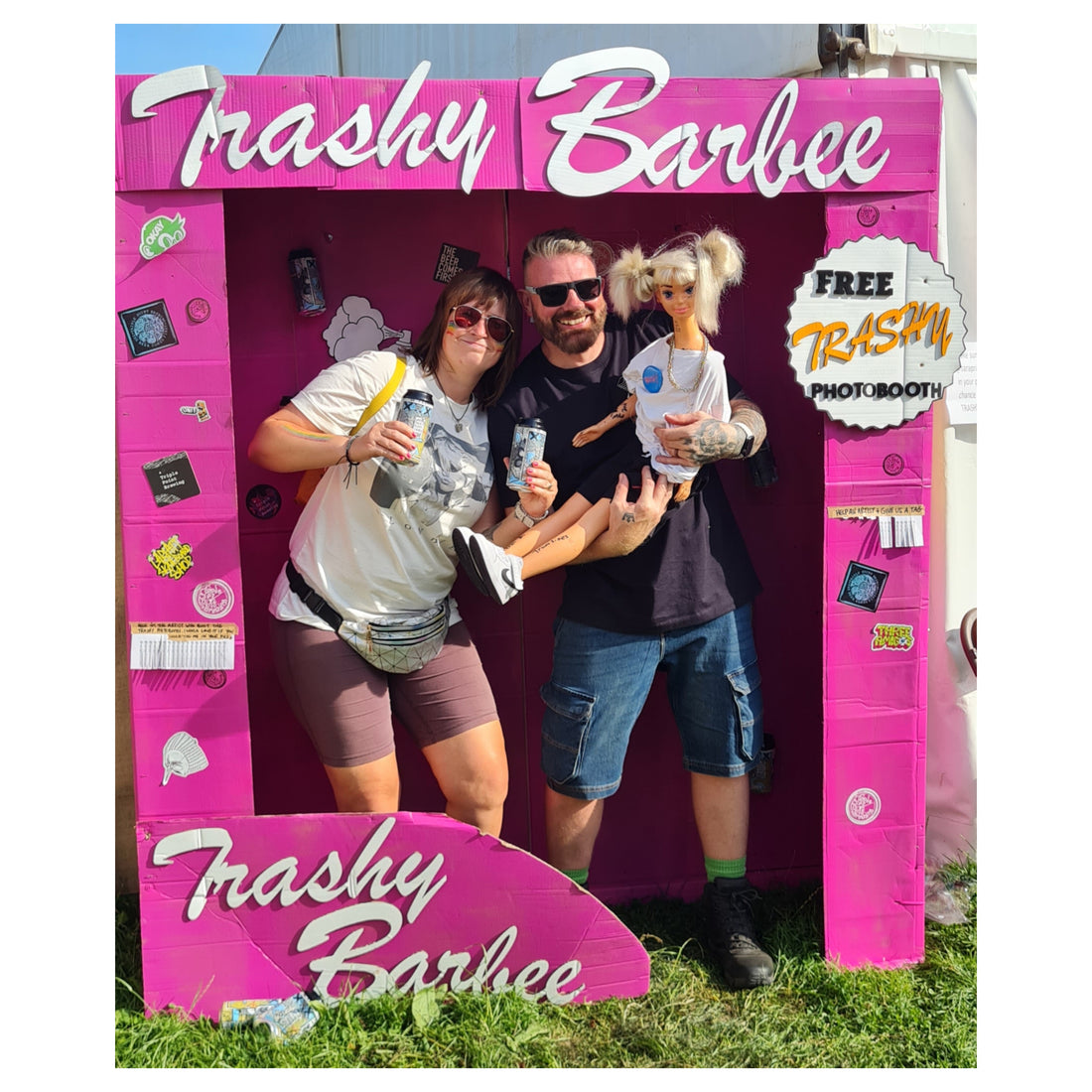 Trashy Barbee Art Installation at Tramlines Festival