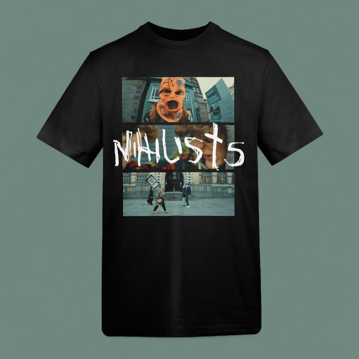 CLIMBING OVER BODIES - NIHILISTS TSHIRT
