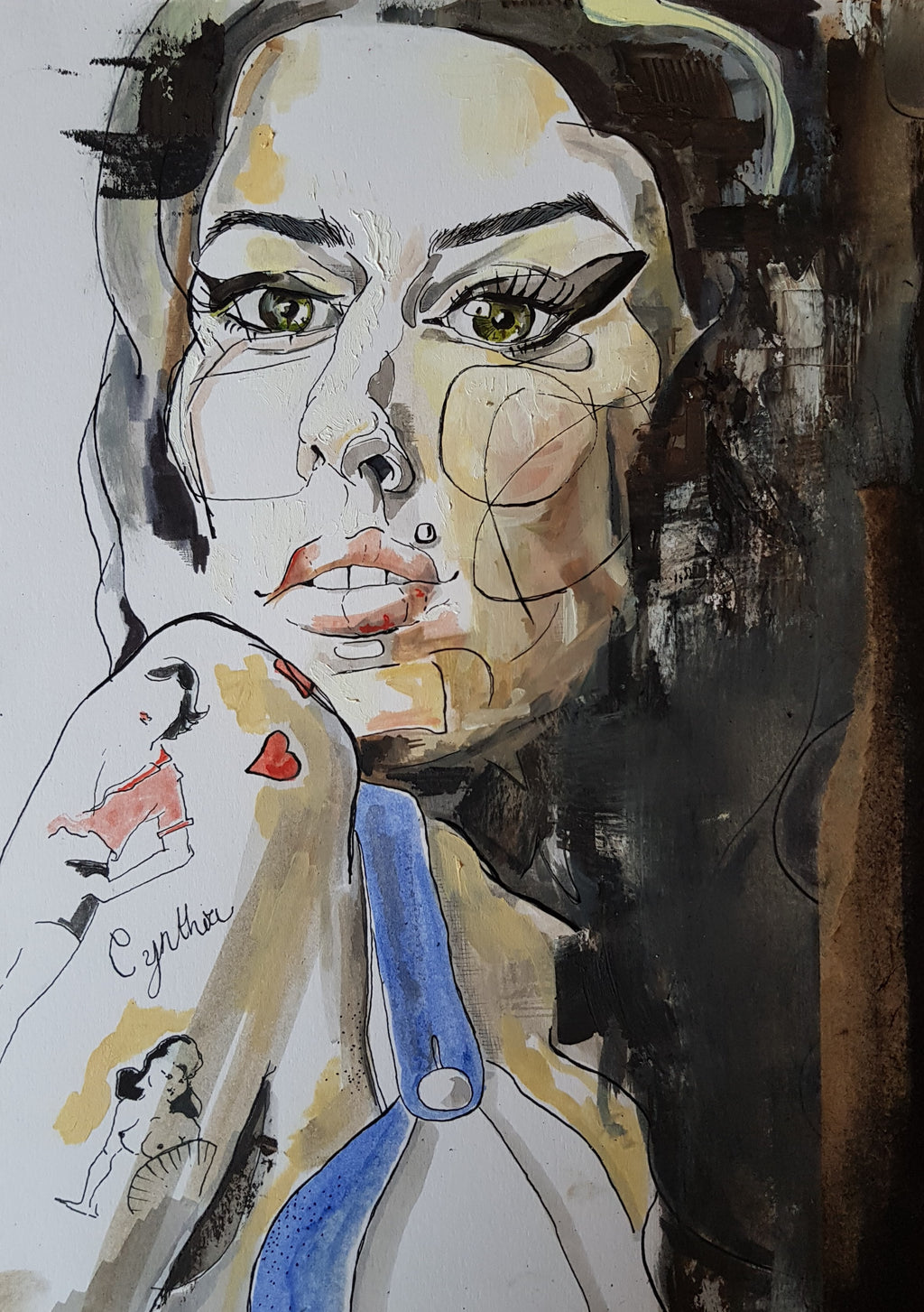 Amy Winehouse portrait (Original)