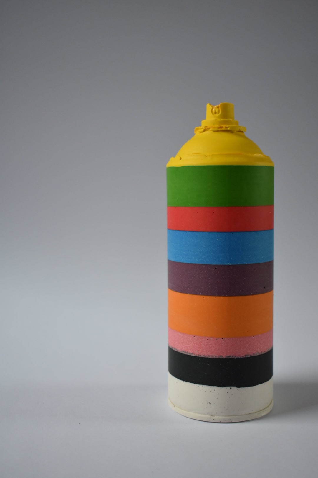 Rainbow Spray Can Sculpture